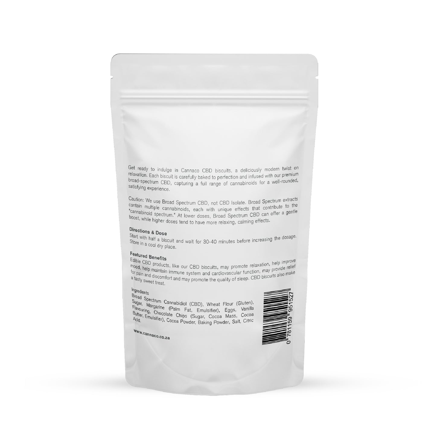 350g Choc Chip CBD Biscuits