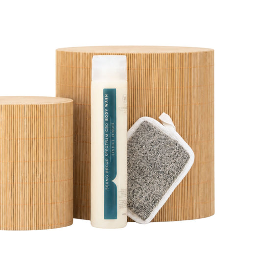 CBD Body Wash + Free Gentle Buff Sponge