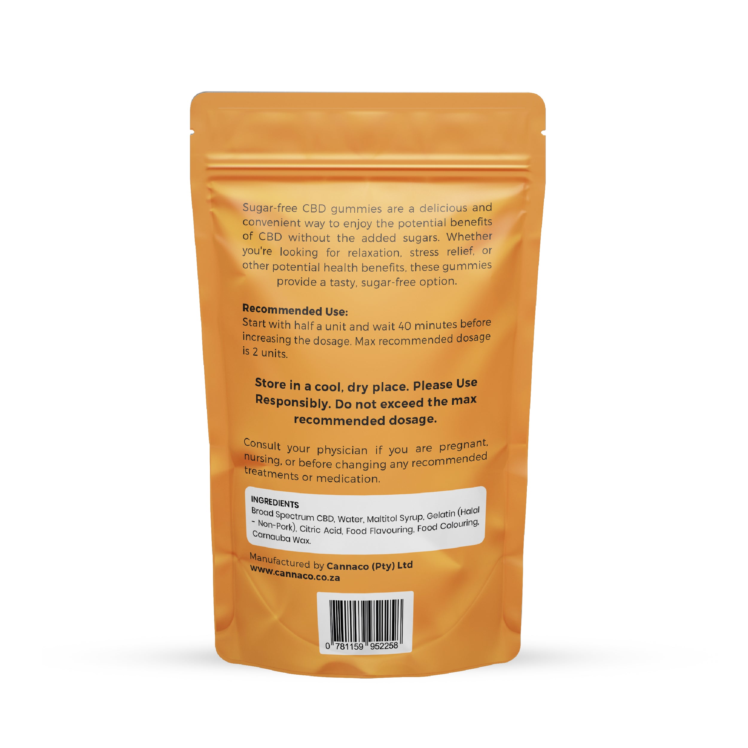 CBD Sugar Free Gummies – Cannaco.