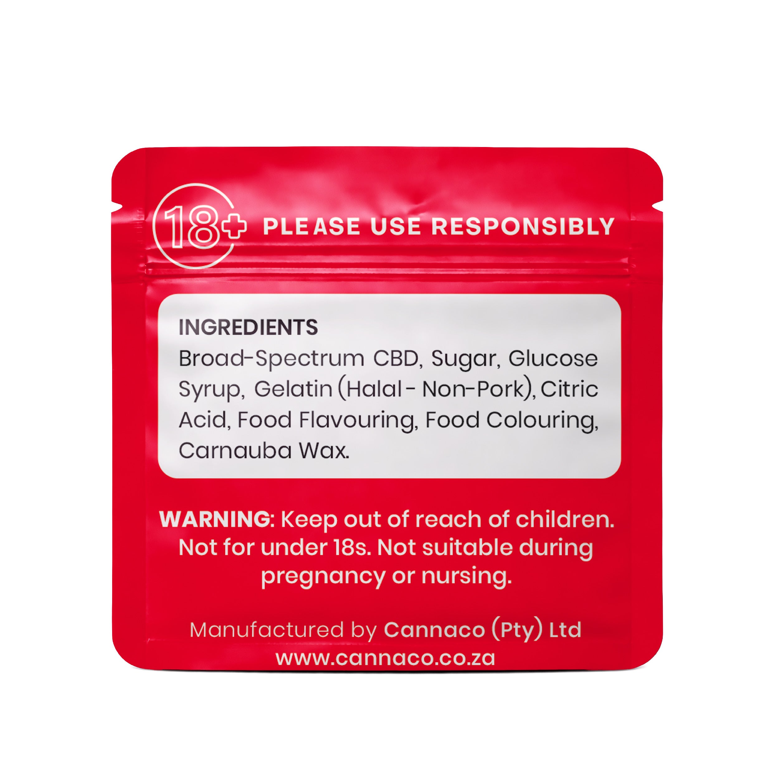 CBD Gummies Red Pack – Cannaco.